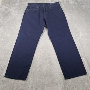 Bonobos Jeans Mens 33x30 Navy Blue‎ Stretch Denim Straight Leg 5 Pocket Casual